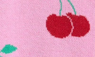 Ava & Yelly Kids' Cherry Cardigan In Pink