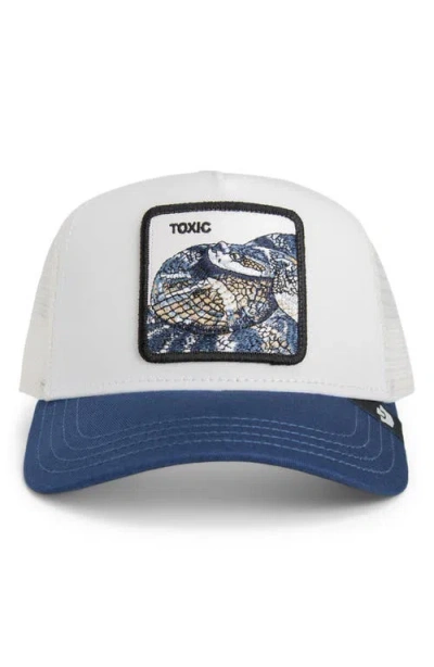Goorin Bros . Toxic Snake Patch Snapback Trucker Hat In Multi