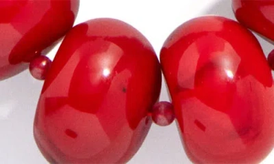 Baublebar Mildred Beaded Necklace In Red