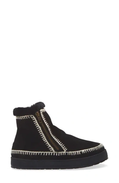 Laidback London Setsu Genuine Shearling Lined Ankle Boot