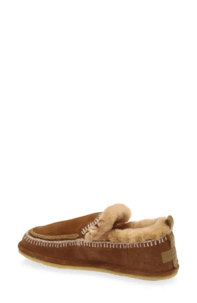 Laidback London Jude Shearling Slipper In Brown