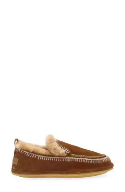Laidback London Jude Shearling Slipper In Brown