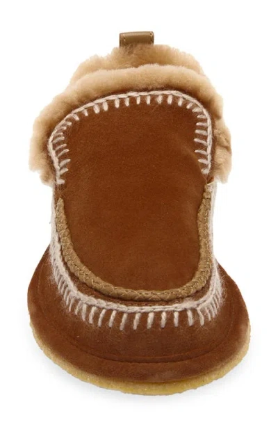 Laidback London Jude Shearling Slipper In Brown