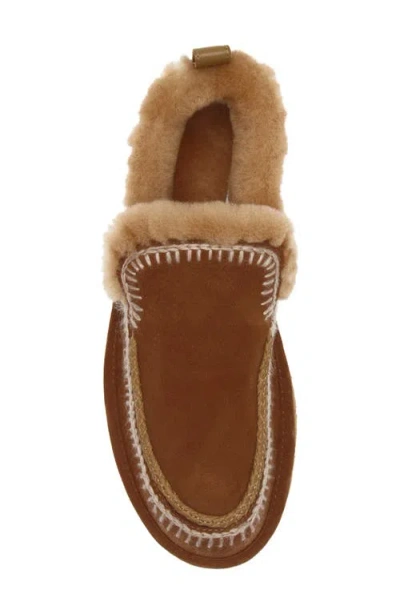 Laidback London Jude Shearling Slipper In Brown