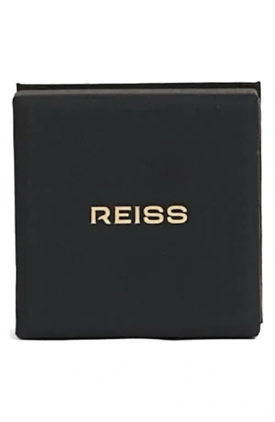 Reiss Lyra Linear Crystal Cuff Bracelet In Gold