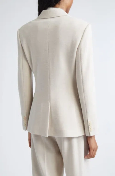 Max Mara Utilita Virgin Wool Blazer In White