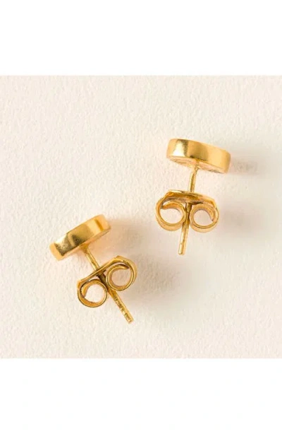 Uncommon Goods Sliced Raw Diamond Stud Earrings By Shana Gulati In Gold