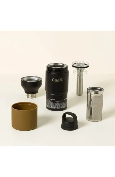 Uncommon Goods 6-in-1 Adventure Flask By Hibear In Black