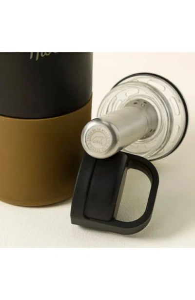 Uncommon Goods 6-in-1 Adventure Flask By Hibear In Black