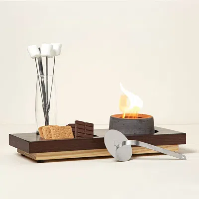 Uncommon Goods Ultimate S'mores Kit By Swoon Living In Black