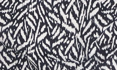 Nic + Zoe Nic+zoe Geo Toss Knit Top In Gray