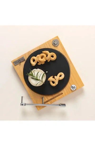 Uncommon Goods Turntable Cheeseboard In Brown