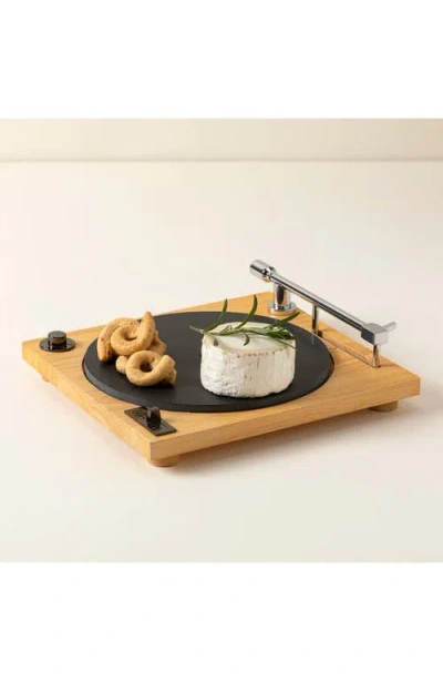 Uncommon Goods Turntable Cheeseboard In Brown