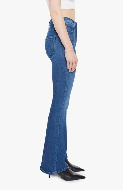 Mother Lil' Weekend Flare Jeans In Blue