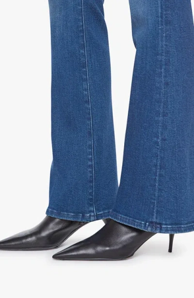 Mother Lil' Weekend Flare Jeans In Blue