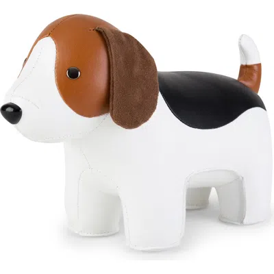 Zuny Beagle Bookend In White