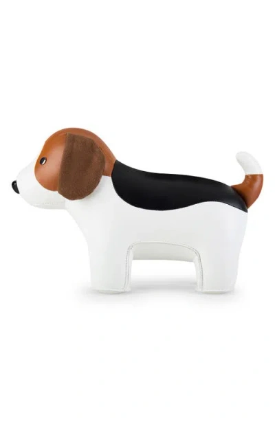 Zuny Beagle Bookend In White