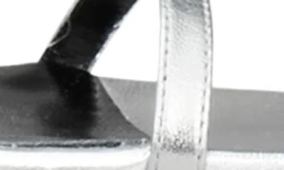 Tory Burch Ankle Strap Heeled Sandals In Silver