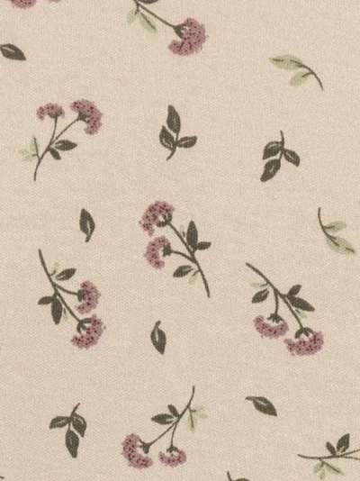 Colored Organics Organic Cotton Neve Ruffle Zipper Sleeper In Neutral