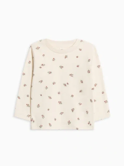 Colored Organics Organic Cotton Turk Long Sleeve Crew In Neutral