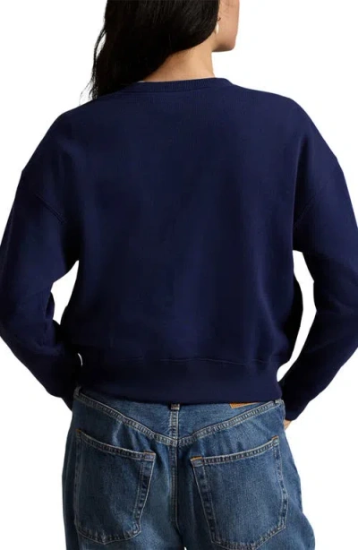 Polo Ralph Lauren Cotton Blend Cardigan In Blue