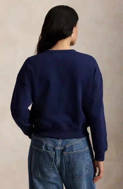 Polo Ralph Lauren Cotton Blend Cardigan In Blue