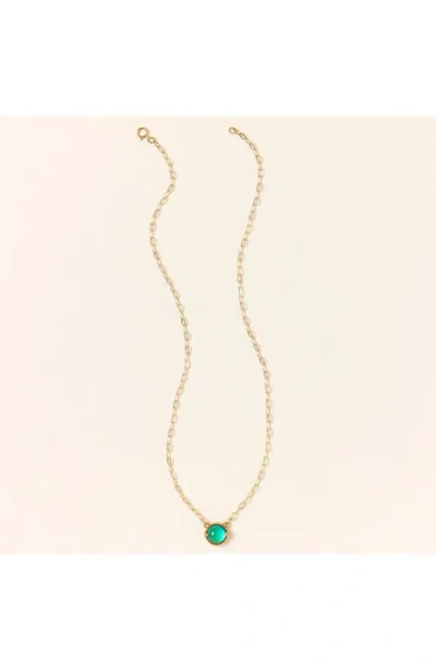 Uncommon Goods Color-changing Mood Necklace By Merewif In Gold