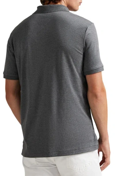 Polo Ralph Lauren Solid Cotton Jersey Polo In Gray