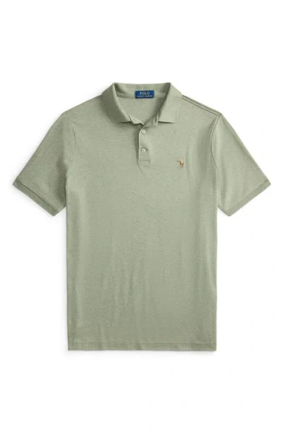 Polo Ralph Lauren Solid Cotton Jersey Polo In Green