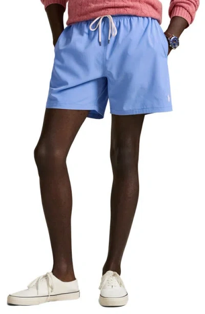 Polo Ralph Lauren Traveler Swim Trunks In Blue