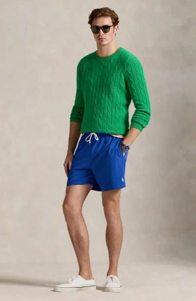 Polo Ralph Lauren Traveler Swim Trunks In Blue