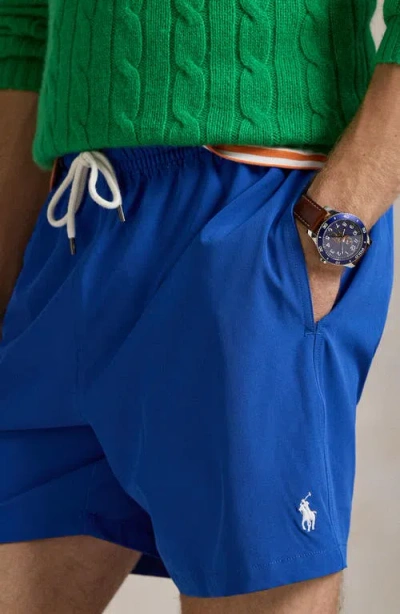 Polo Ralph Lauren Traveler Swim Trunks In Blue
