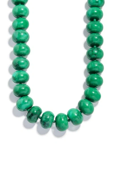 Baublebar Mildred Beaded Necklace In Green