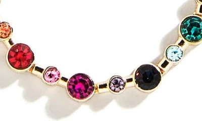 Baublebar Round Bezel Tennis Necklace In Multi