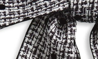 Tasha Dot Bow Barrette In Black