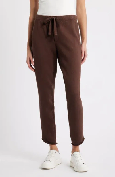 Frank & Eileen Christine Tulip Hem Joggers In Brown