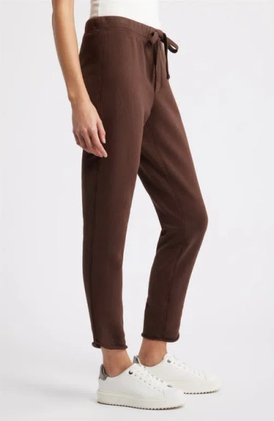 Frank & Eileen Christine Tulip Hem Joggers In Brown