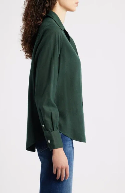 Frank & Eileen Eileen Relaxed Button-up Shirt In Green