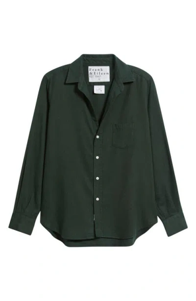 Frank & Eileen Eileen Relaxed Button-up Shirt In Green