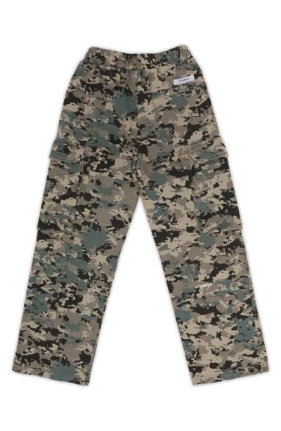 Students Clearfield Camo Fleece Cargo Pants In Green