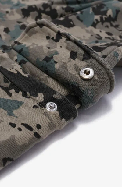 Students Clearfield Camo Fleece Cargo Pants In Green