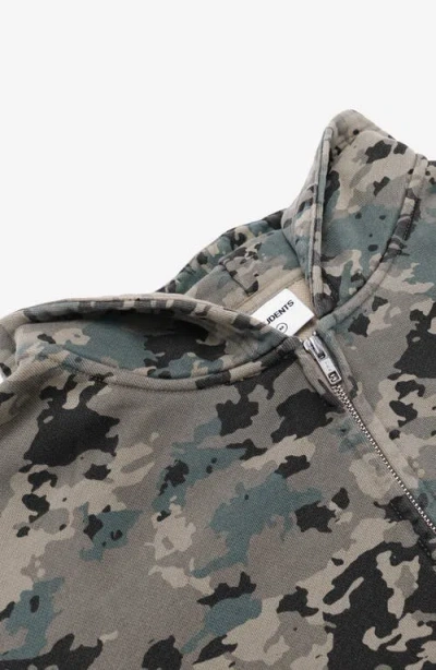 Students Grantsville Camo Zip Hoodie In Green