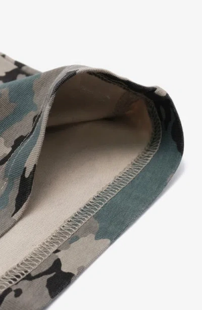 Students Payson Camo Long Sleeve Cotton T-shirt In Green