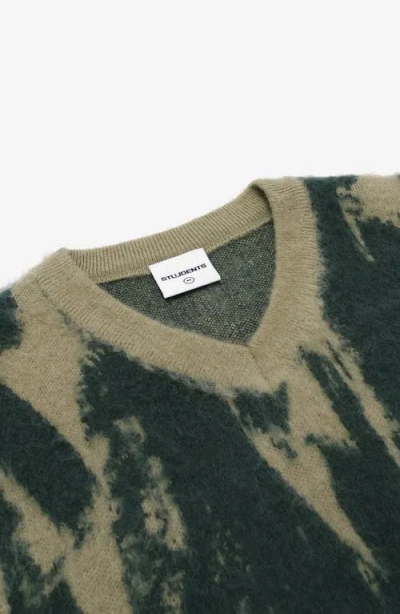 Students Cimarron Wool Blend Knit Vest In Green