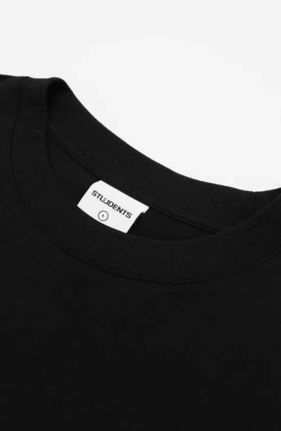 Students Tremonton Layered Look Graphic T-shirt In Black