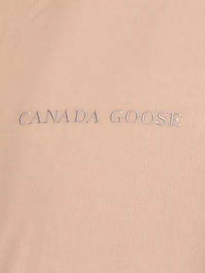 Canada Goose Reversible Hooded Boucle Padded Jacket In Brown