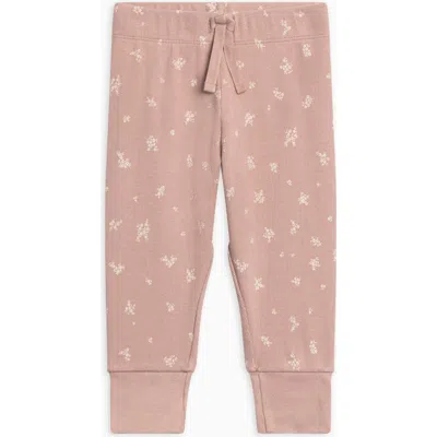 Kendi Charlie Ribbed Joggers In Pink