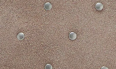 Mango Teen Stud Suede Clutch In Brown