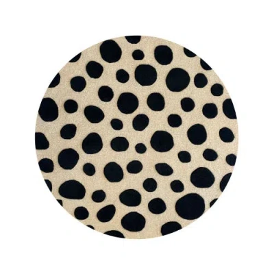 Maison Deux Cheetah Rug In Black