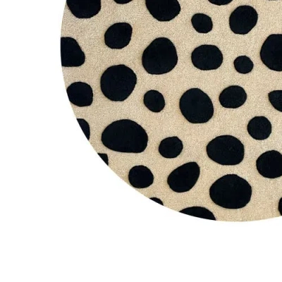 Maison Deux Cheetah Rug In Black